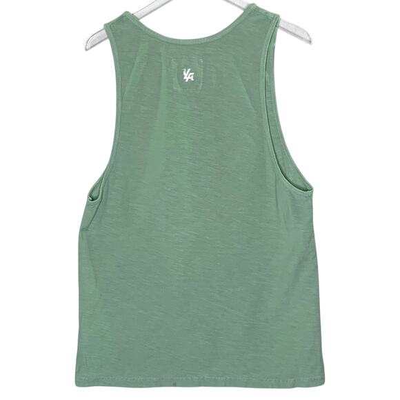YoungLA M Mens 325 Marine Slub Tank Mint Wash Breathable Workout Gym - Picture 3 of 10